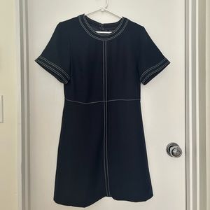 Navy blue dress from Banana Republic
